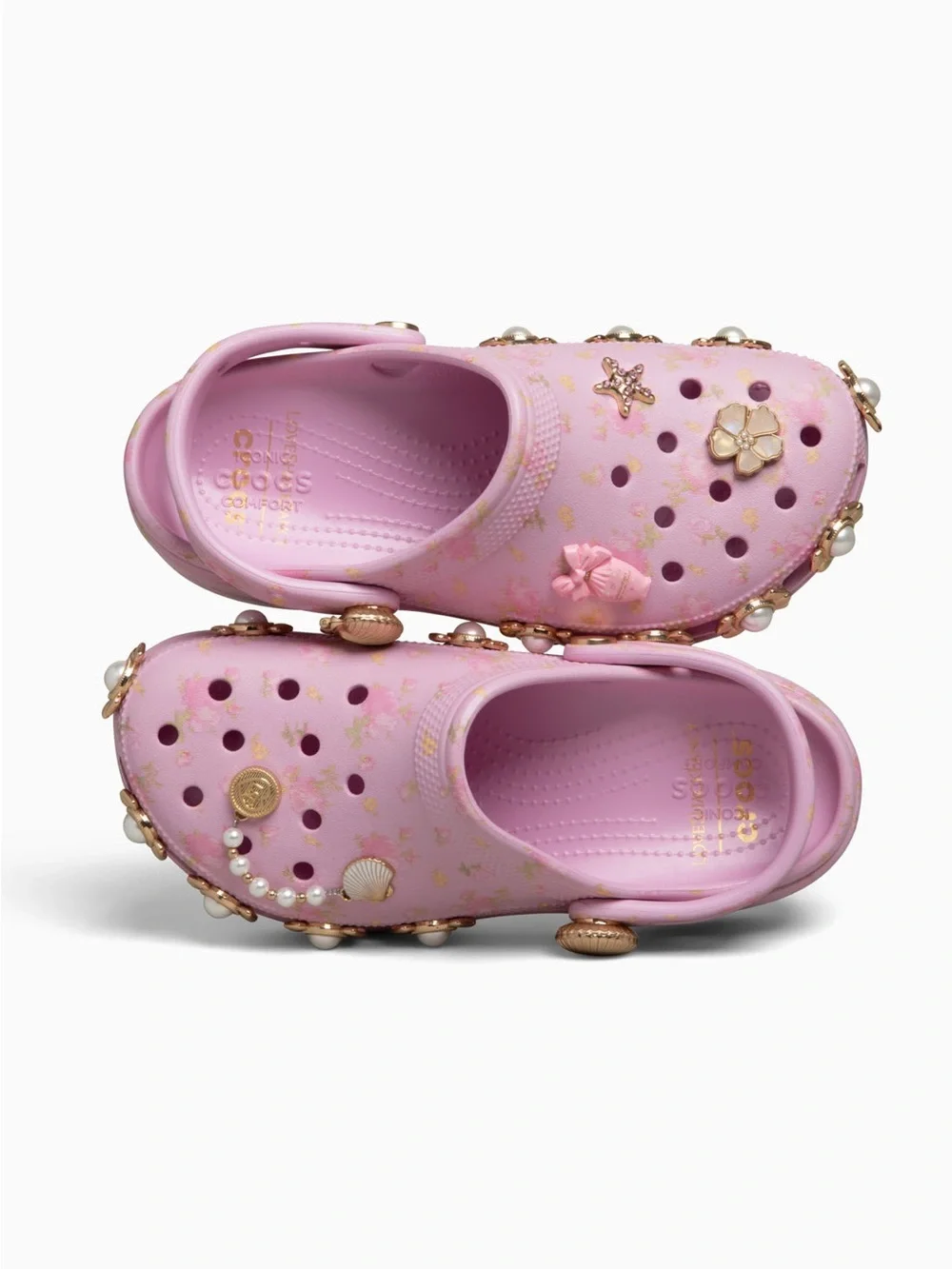 NWT- Crocs x Loveshackfancy- Classic Platform clog - Picture 4 of 8